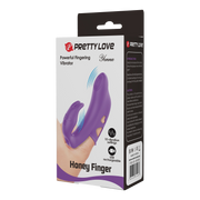 Pretty Love - Yenna - Krachtige Vinger Vibrator - Paars-Erotiekvoordeel.nl