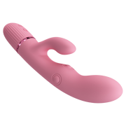 Pretty Love - Zach - Vibromasseur Rabbit avec fonction de pulsation à quatre vitesses - Rose - Erotiekvoordeel.nl