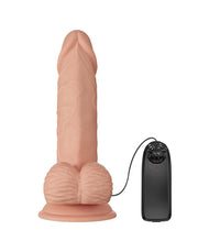Pretty Love - Zebulon - Realistische Vibrerende Dildo - Lichte Huidskleur - Met afstandsbediening-Erotiekvoordeel.nl