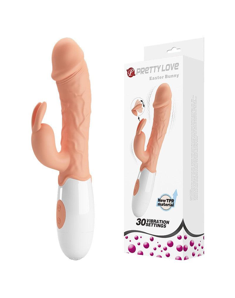 Pretty Love - Easter Bunny - Rabbit Vibrator - Lichte Huidskleur-Erotiekvoordeel.nl