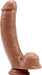 Pure Naturally - Boss - Dildo met Zuignap - 15 cm - Bruin-Erotiekvoordeel.nl