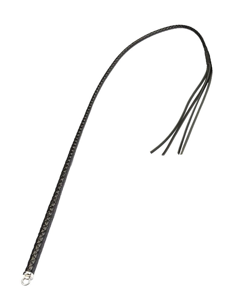RISE - BDSM Zweep - Feather Single Tail - Zwart-Erotiekvoordeel.nl