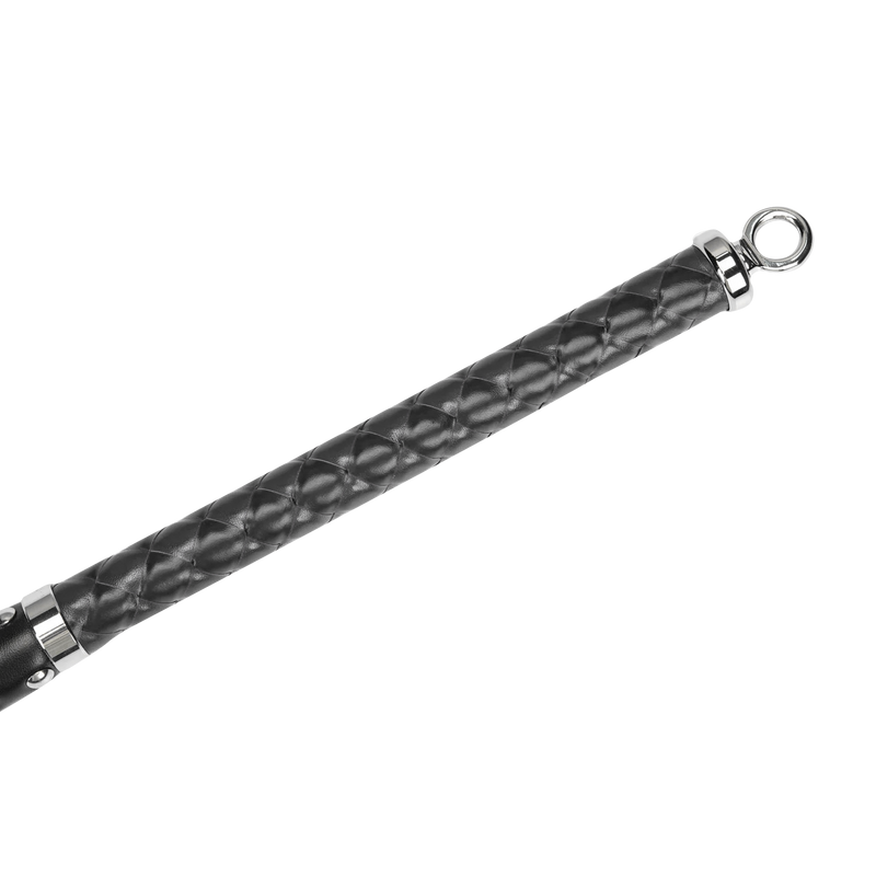 RISE - Lange Flogger met Zachte Strengen - Zwart-Erotiekvoordeel.nl