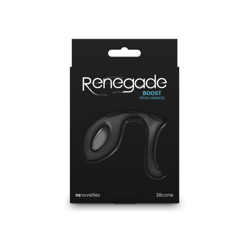 Renegade - Boost Penis Harness - Black-Erotiekvoordeel.nl