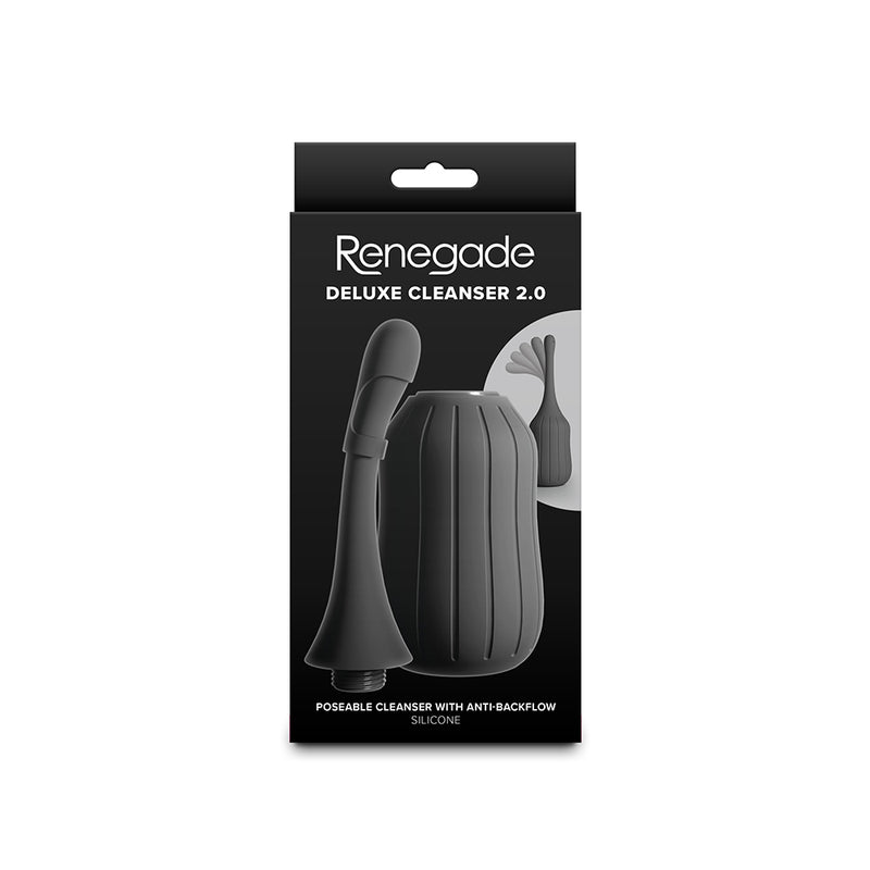 Renegade - Deluxe Cleanser 2.0 - Analdusche - Schwarz-Erotiekvoordeel.nl