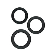 Renegade - Diversity Rings - Set de anillos elásticos para el pene - Negro-Erotiekvoordeel.nl