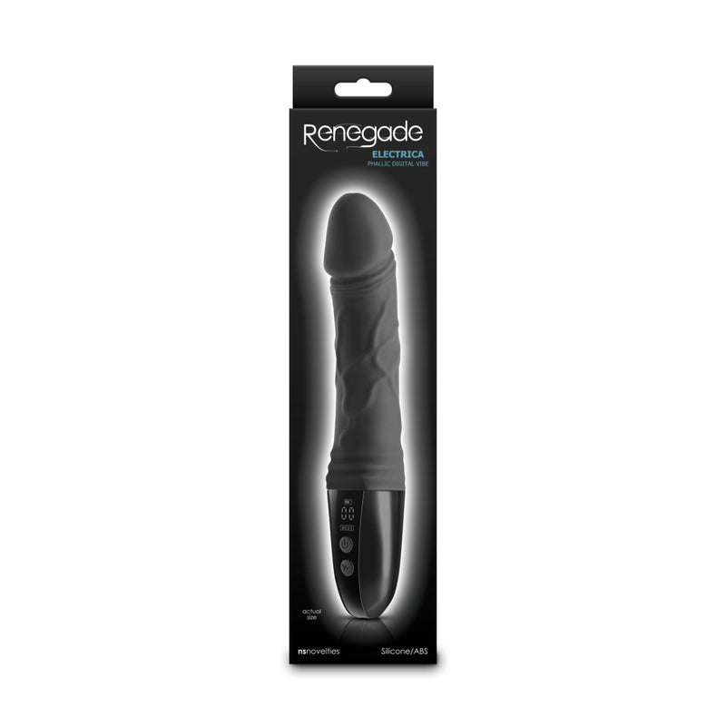 Renegade - Vibrador digital eléctrico - Negro-Erotiekvoordeel.nl