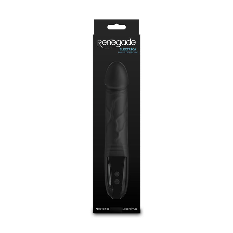 Renegade - Vibrador digital eléctrico - Negro-Erotiekvoordeel.nl