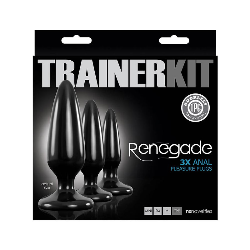 Renegade - Pleasure Plug Set - 3 pieces-Erotiekvoordeel.nl