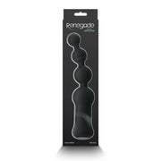 Renegade - Quad Perline vibranti in silicone - Nero-Erotiekvoordeel.nl