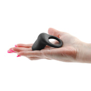 Renegade - Regal Vibrating Silicone Ring - Black-Erotiekvoordeel.nl