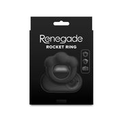 Renegade - Rocket - Vibrierender Cockring mit Fernbedienung - Schwarz - Erotiekvoordeel.nl