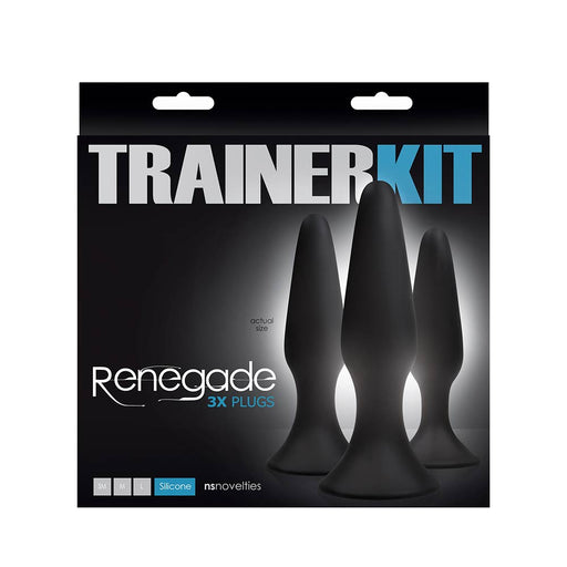Renegade - Sliders 3pc Trainer Kit - Black-Erotiekvoordeel.nl