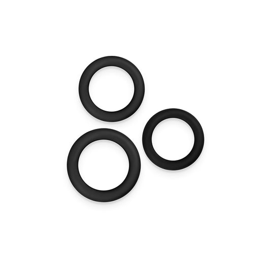 Renegade - Slim Rings - Cockring-Set - 3 Stück - Schwarz - Erotiekvoordeel.nl