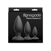 Renegade - Triple Strike - Butt Plug Set - Black-Erotiekvoordeel.nl