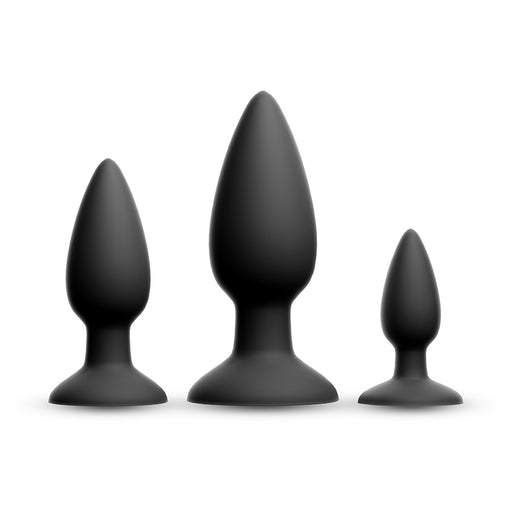 Renegade - Triple Strike - Butt Plug Set - Black-Erotiekvoordeel.nl