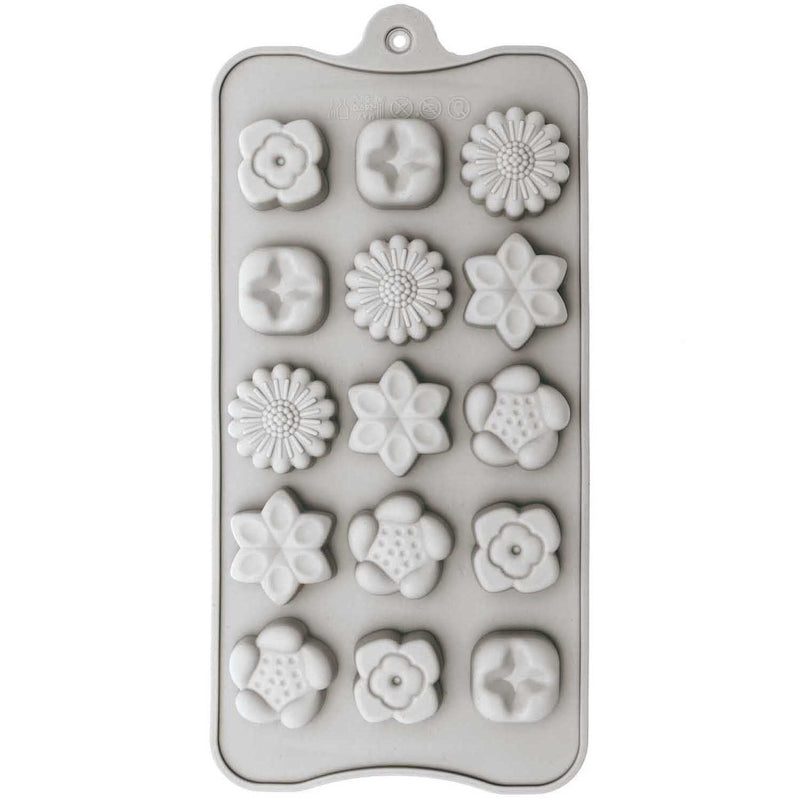 Rico Design - Mould - Soap Making - Guest Soaps - Flowers - 15 Cavities-Erotiekvoordeel.nl