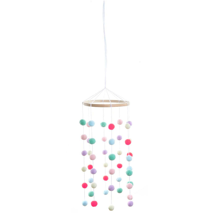 Rico Design - Knutselset - Hanger - Mobiel - Met 48 Pompoms - Pastelkleuren-Erotiekvoordeel.nl