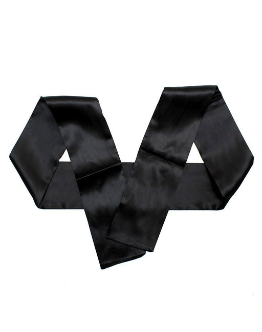 Rimba - Blindfold - Also for Bondage - Nylon - Black - 150 cm length - 10 cm wide - Erotiekvoordeel.nl