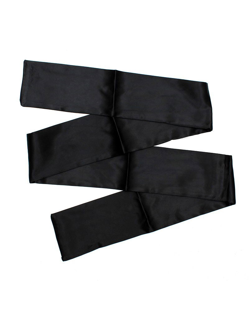 Rimba - Blinddoek - Ook Voor Bondage - Nylon - Zwart - 150 cm lengte - 10 cm breed-Erotiekvoordeel.nl