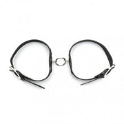 Rimba - Eenvoudige Leren armboeien Met Ring-Erotiekvoordeel.nl
