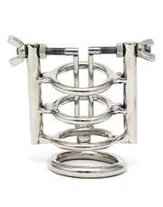 Rimba Bondage Play - Urinebuis Stretcher Met Cockring En Hangslot - RVS-Erotiekvoordeel.nl