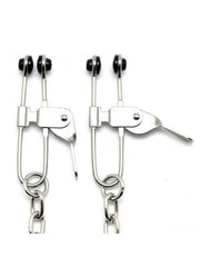 Rimba - Verstelbare Tepelklemmen Met Ketting En Hefboomklemmen-Erotiekvoordeel.nl