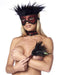 Rimba - Burlesque BDSM Set met Masker en Zweepje - Zwart-Erotiekvoordeel.nl