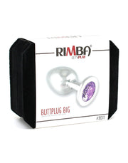 Rimba Bondage Play - Plug anale grande con cristallo viola - Erotiekvoordeel.nl