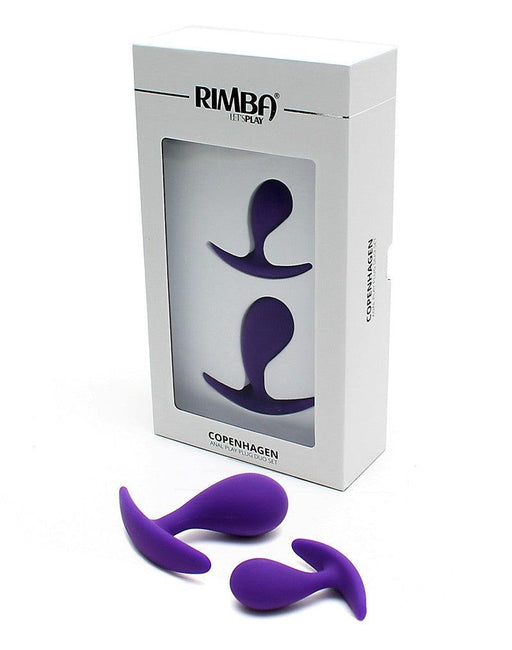 Rimba - Copenhagen - Anatomically Shaped Anal Plugs - Silicone - Purple-Erotiekvoordeel.nl