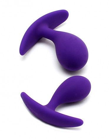 Rimba - Copenhagen - Anatomically Shaped Anal Plugs - Silicone - Purple-Erotiekvoordeel.nl