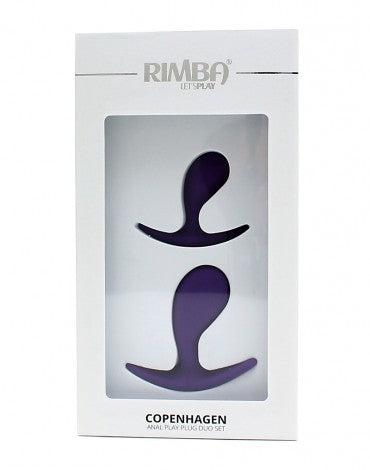 Rimba - Copenhagen - Anatomically Shaped Anal Plugs - Silicone - Purple-Erotiekvoordeel.nl