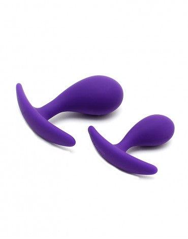 Rimba - Copenhagen - Anatomically Shaped Anal Plugs - Silicone - Purple-Erotiekvoordeel.nl