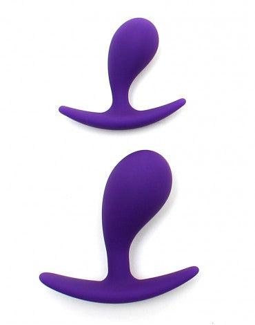 Rimba - Copenhagen - Anatomically Shaped Anal Plugs - Silicone - Purple-Erotiekvoordeel.nl