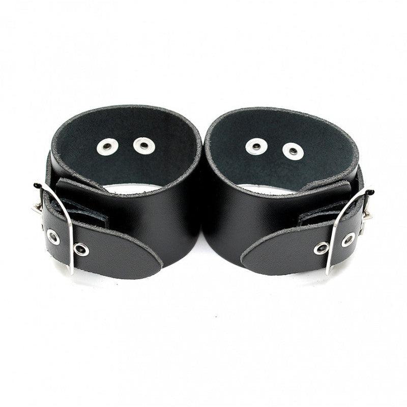 Rimba - Simple Leather Handcuffs-Erotiekvoordeel.nl