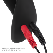 Rimba Electro Play - E-Stim Anaal Plug - E-Stim Prostaat Plug - Bi-Polair - Zwart-Erotiekvoordeel.nl