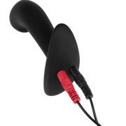 Rimba Electro Play - E-Stim Anaal Plug - E-Stim Prostaat Plug - Bi-Polair - Zwart-Erotiekvoordeel.nl