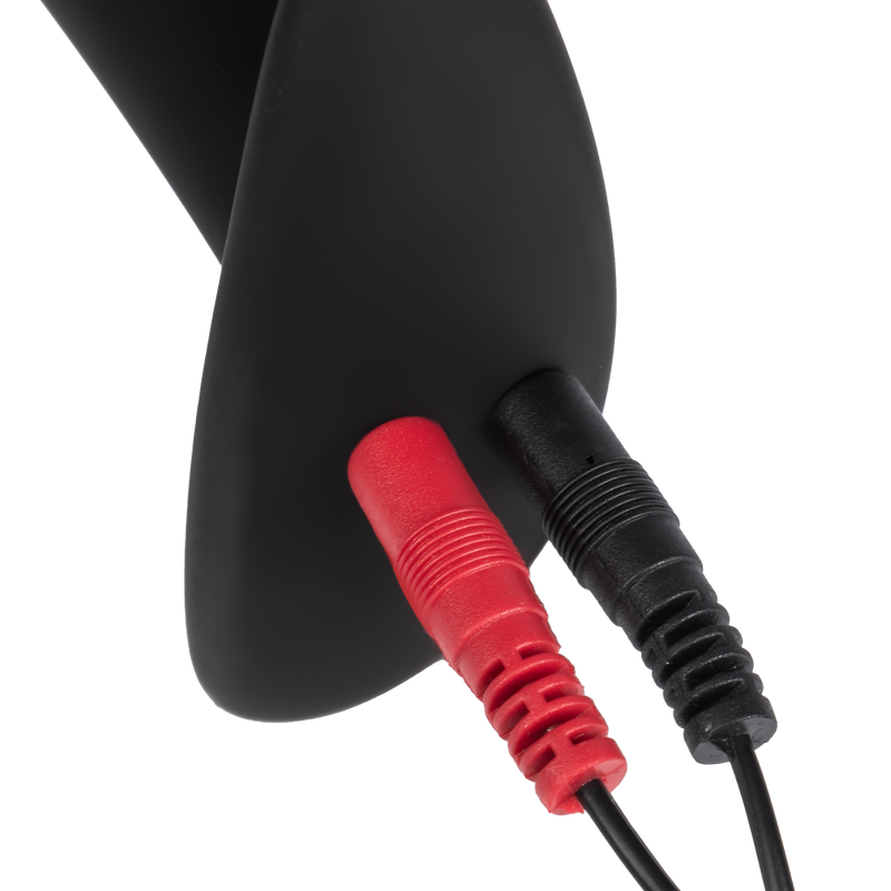 Rimba Electro Play - E-Stim Buttplug - Bi-Polair - Zwart-Erotiekvoordeel.nl