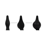 Rimba Electro Play - E-Stim Inflatable Anal Plug - Bi-Polar - Black-Erotiekvoordeel.nl