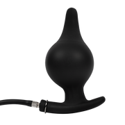 Rimba Electro Play - E-Stim Inflatable Anal Plug - Bi-Polar - Black-Erotiekvoordeel.nl