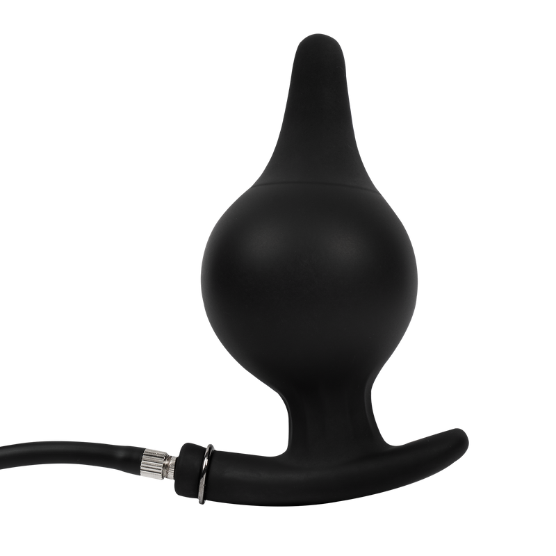 Rimba Electro Play - E-Stim Inflatable Anal Plug - Bi-Polar - Black-Erotiekvoordeel.nl