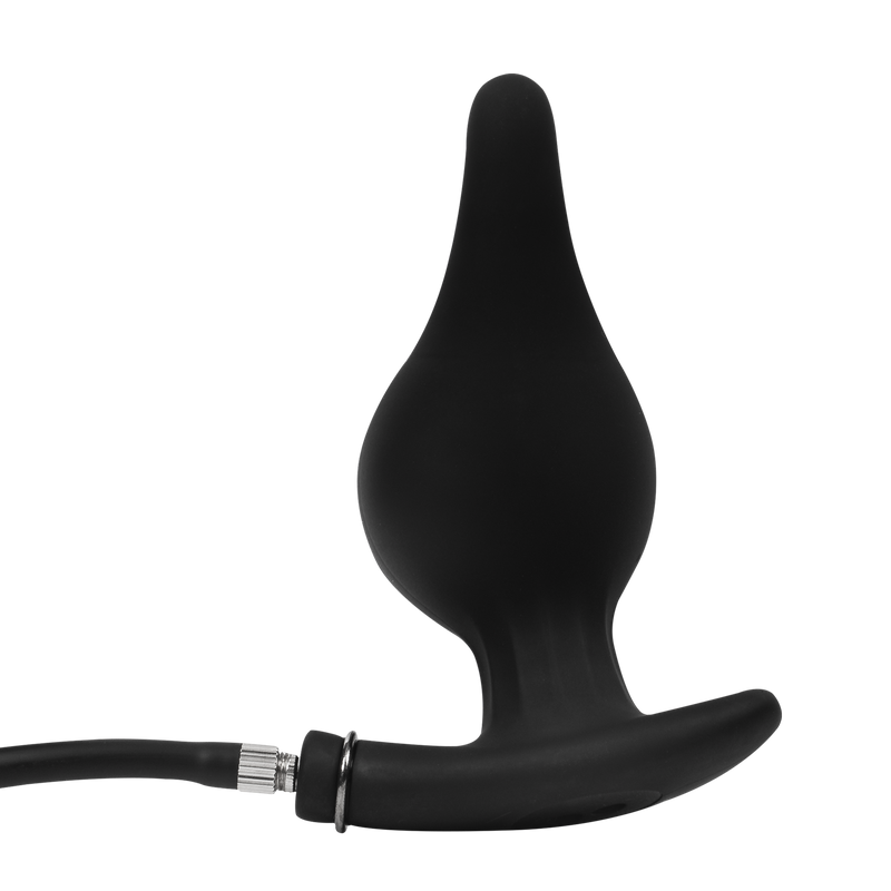 Rimba Electro Play - E-Stim Inflatable Anal Plug - Bi-Polar - Black-Erotiekvoordeel.nl
