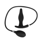 Rimba Electro Play - E-Stim Inflatable Anal Plug - Bi-Polar - Black-Erotiekvoordeel.nl