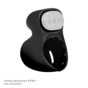 Rimba Electro Play - E-Stim Penis Head Stimulator - Bi-Polar - Black - Erotiekvoordeel.nl