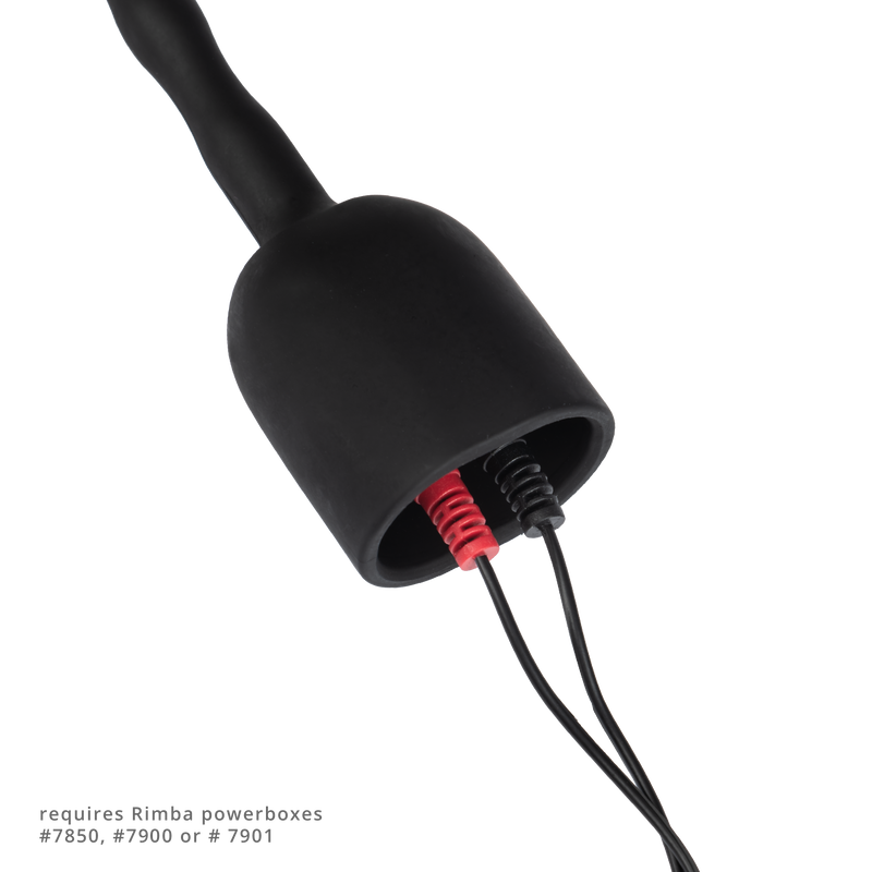 Rimba Electro Play - E-Stim Urethral Dilator - Bi-Polar - Black-Erotiekvoordeel.nl