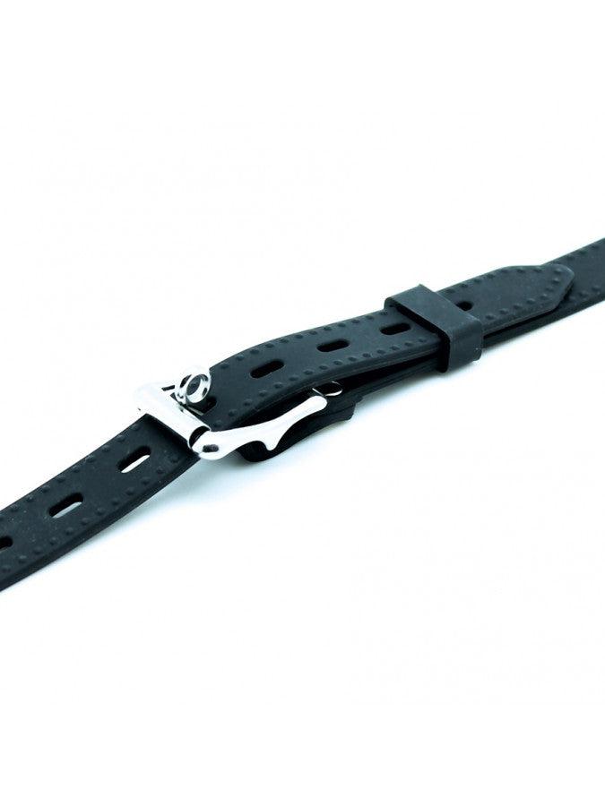 Rimba - Gag - Mondknevel Met Hondenbot - Siliconen - Verstelbaar - Zwart-Erotiekvoordeel.nl