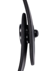 Rimba - Collare - Collare con scritta - USE ME - Silicone - Nero-Erotiekvoordeel.nl