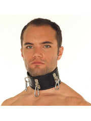 Rimba - Dungeon Collar met Karabijnhaken-Erotiekvoordeel.nl