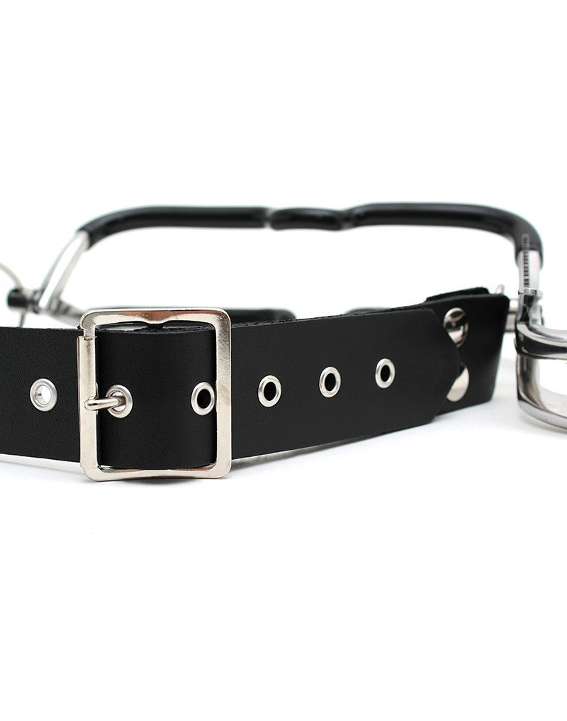 Rimba - Jennings Mondklem Met Leren Nekstrap-Erotiekvoordeel.nl