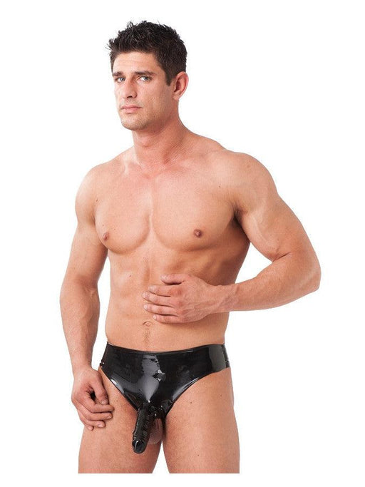 Rimba - Slip da uomo in lattice con guaina per il pene - Erotiekvoordeel.nl